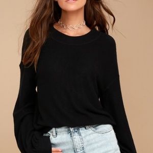 Free People = Black found my friend Pullover
